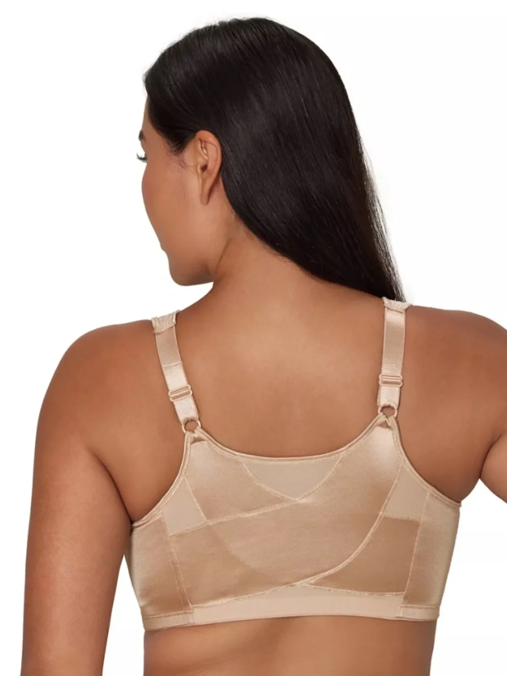Playtex 18 Hour Front Close Wireless Bra with Back Support Nude